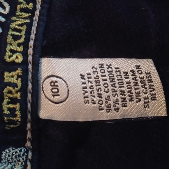 Glam 10R Extra Skinny Dusty Black Jeans - Picture 8 of 8